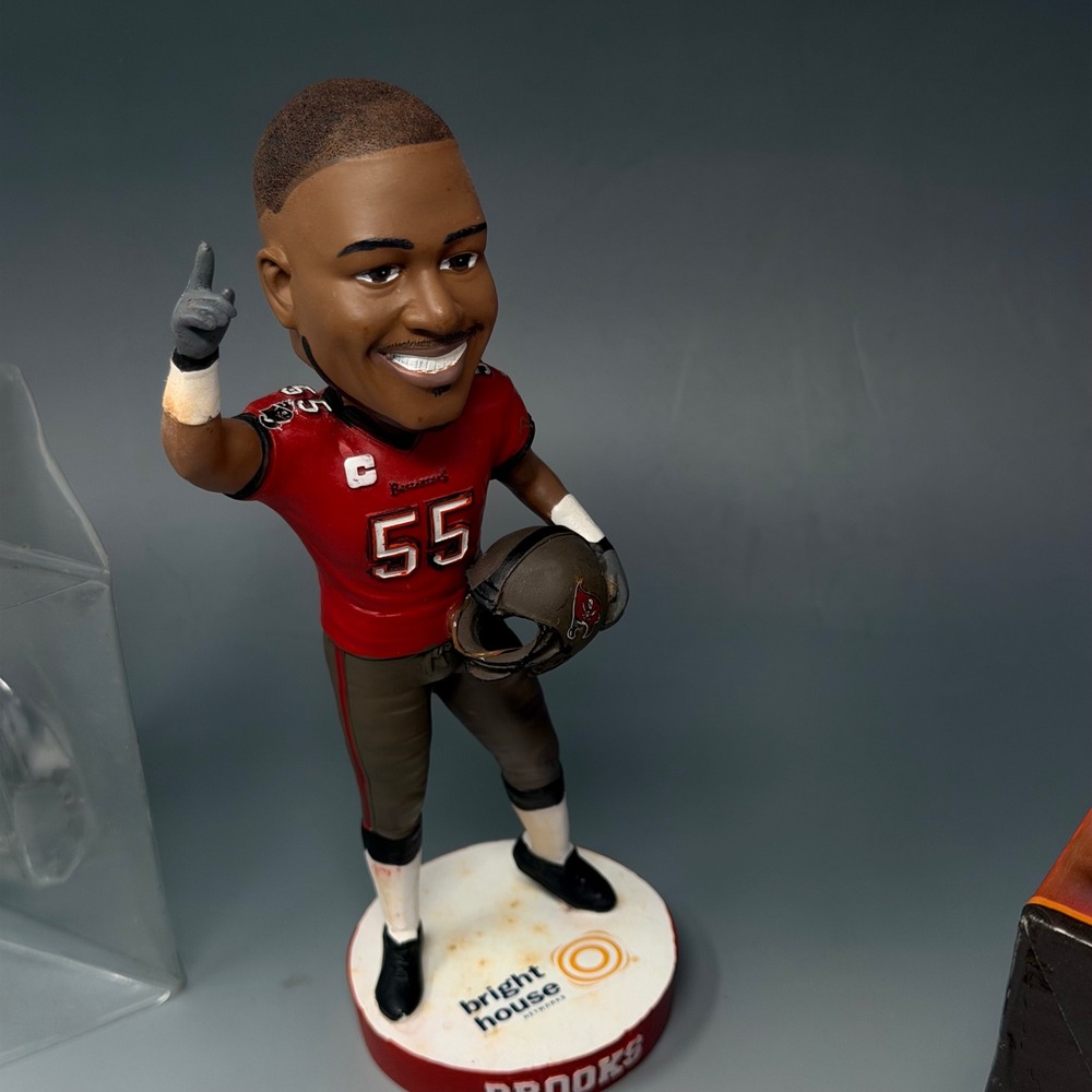 Derrick Brooks Tampa Bay Buccaneers Ring of Honor Bobblehead Hall of Fame 2014